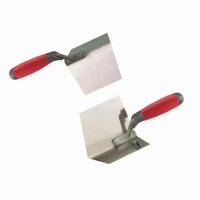 Set Amtech G1855 – 2 Cazzuole Per Muratore: Grande Quadrata E Piccola A Foglia, Strumenti Per Finiture