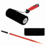 BEROXpert Professional Mud Roller - 22 cm, + Maniglia a rullo + Palo di estensione telescopico + Manicotto extra